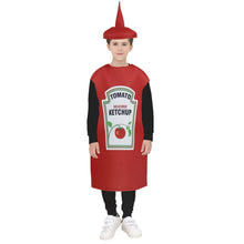 Load image into Gallery viewer, Cosplay French Fries Costumes for Kids Cos Snack Ketchup Tomato Paste Chocolates Butter Sauce Mustard Clothing Halloween Costume