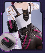 Load image into Gallery viewer, IN STOCK Kafka Cosplay Costume Game Honkai: Star Rail Cosplay DokiDoki-SR Honkai Kafka Women Halloween Costume Kafka Wig Shoes