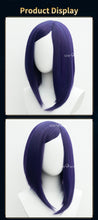 Load image into Gallery viewer, UWOWO Caitlyn Wig Game LOL: Caitlyn Arcane Commander Cosplay Wig Lace Wig High Quality Dark Blue Hair