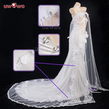 Load image into Gallery viewer, IN STOCK UWOWO Musashii Cosplay Game Azur Lanee Musashii Oath Dress 'Purest Wisteria' Bride Cosplay Costume Halloween Costume