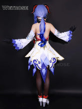 Load image into Gallery viewer, 【Wetrose】In Stock Ganyu SSR Cosplay Costume Genshin Impact Gan Yu Гань Юй Gamu Horn Head Gears Full Set Wig Shoes Halloween Xmas