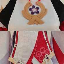 Load image into Gallery viewer, Yae Miko Full Set Guuji Yae Cosplay Costume Wig Earning Headwear Ears Tail for Comic Con