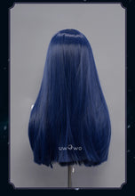 Load image into Gallery viewer, UWOWO League of Legends/LOL: Caitlyn Sheriff of Piltover Cosplay Wig High Quality Dark Blue Hair