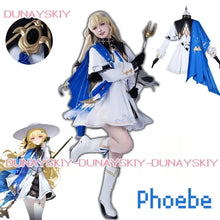 Load image into Gallery viewer, Phoebe Cosplay Game Wuthering Waves Phoebe Cosplay Costume Dress Carnival Halloween Comic Con Animation Party Outfit Wig