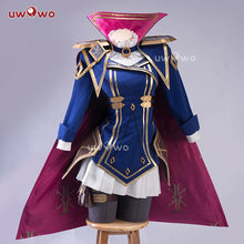 Load image into Gallery viewer, IN STOCK UWOWO Caitlyn Cosplay Game LOL Caitlyn Arcane Commander Cosplay Costume With Cloak Hat Prop Halloween Costume