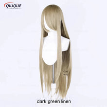 Load image into Gallery viewer, 73 Colors 100cm Long Straight Cosplay Wig Anime Compatible Universal Omopinenet Heat Resistant Synthetic Hair Wigs + Wig Cap
