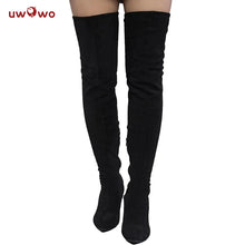 Load image into Gallery viewer, UWOWO Nierr: Automataa 2B Reincarnationn Alternatee Battler Cosplay Shoes Boots High-Tube Boots Halloween Cosplay