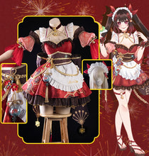 Load image into Gallery viewer, LAST BATCH UWOWO Sparkle Cosplay Game Honkai Star Rail Sparkle Maid Cosplay Costume with Bow Headwear Halloween Costume