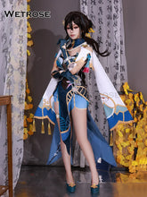 Load image into Gallery viewer, 【Wetrose】In Stock Ruan Mei Cosplay Costume Honkai Star Rail Ruanmei Жуань Мэй Full Set Wig New Year Halloween Qipao Style