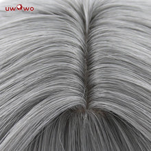 Load image into Gallery viewer, IN STOCK UWOWO Honkai Star Rail: Stelle Cosplay Wig Trailblazer Cosplay Wig Gray Heat Resistant Women Long Hair
