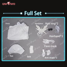 Load image into Gallery viewer, LAST BATCH UWOWO Genshin Impact Columbina Cosplay Costume Fatui Harbingers Damselette Snezhnaya Halloween Christmas Costumes