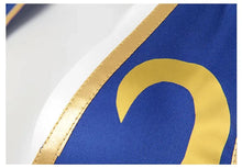 Load image into Gallery viewer, Cosplay Dress Blue Halter Neck High Slit Cheongsam Feminine Halter Neck Street Fighter Game Costume Halloween