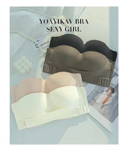 Load image into Gallery viewer, Big Breasts Underwear Sexy Lingerie S-Xl Plus Size Front Buckle Seamless One-piece Bra Cup Invisible Strapless Bra For Women
