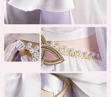 Load image into Gallery viewer, IN STOCK UWOWO Elysia Cosplay Game Honkai Impact 3: Elysia Bride Fanart Cosplay Costume With Headwear Halloween Costume