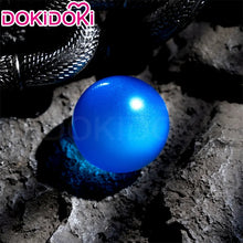 Load image into Gallery viewer, IN STOCK Jinxx Wig Game DokiDoki-R Women 38cm Hair Jinxx Cosplay Mask Tattoo Necklace Nails Bun Wig Luminous Ball Free Cap
