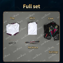 Load image into Gallery viewer, IN STOCK UWOWO Jinx Cosplay Collab Series: Game LOL Arcane S2 Powder Jinx Cosplay Costume AU Party Dance Dress Halloween costume