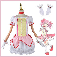Load image into Gallery viewer, Anime Puella Magi Madoka Magica Akemi Homura Kaname Madoka Cosplay Costume Miki Sayaka Sakura Kyouko Campus Uniform Wig Shoe