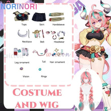 Load image into Gallery viewer, Varesa Cosplay Game Genshin Impact Varesa Cosplay Wig Horn Accessory Uniform New Dress Suit Anime Shoes Carnival Party Outfit
