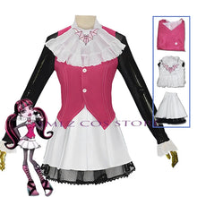 Load image into Gallery viewer, Anime Monster Fantasy High Draculaura Cosplay Spectra Vondergeist Costume Vest SKIRTS Wig Set Party Play Outfits for Woman