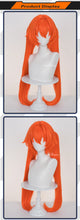 Load image into Gallery viewer, UWOWO Orphie Wig Game Zenless Zone Zero ZZZ Orphie Cosplay Wig Orphie "Magus" Magnusson Wig Orange Hair Long Hair Halloween Wig