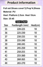 Load image into Gallery viewer, UWOWO Herta Shoes Boots Game Honkai Star Rail The Herta Witch Cosplay Shoes Boots with Accessory lloween Shoes