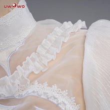 Load image into Gallery viewer, IN STOCK UWOWO Nierr: Automataa Yorhaa 2B Cosplay Costume White Wedding Dress Bride Halloween Costume Outdoor Dress For Women