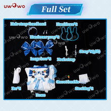 Load image into Gallery viewer, IN STOCK UWOWO Game AzuRr Lanee USS Laffey II Bunny Cosplay Costume Dress Female Party Clothing Uniform Outfits