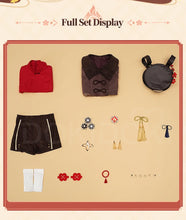 Load image into Gallery viewer, IN STOCK Hutao Cosplay Game Genshin Impact Cosplay【Size S-XXL】DokiDoki-SR HuTao Costume Metal Accessories Halloween Plus Size