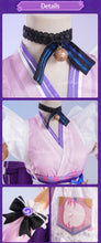 Load image into Gallery viewer, UWOWO Yumemizuki Mizuki Cosplay Collab Series: Game Genshin Impact Yumemizuki Mizuki Cosplay Costume With Fan