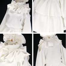 Load image into Gallery viewer, Sua Cosplay Costume Anime Girl White Dress Cake Dress Wedding Dress Concert Singer Performance Costume Halloween Uniform