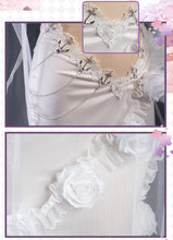 Load image into Gallery viewer, IN STOCK UWOWO Musashii Cosplay Game Azur Lanee Musashii Oath Dress 'Purest Wisteria' Bride Cosplay Costume Halloween Costume