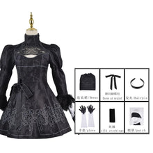 Load image into Gallery viewer, Nier Automata Cosplay Costume 9S Yorha 2B Cosplay Costume Wig Sexy Anime Games Suit Male Women Halloween Party Fancy Dress