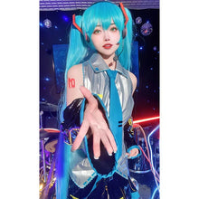 Load image into Gallery viewer, Anime Miku Cosplay Costume Miku Japan Maid May Output Dress Suit Headwear Wig Halloween Costume For Women Girl Adult