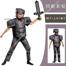 Load image into Gallery viewer, Cosplay Costumes Boys Children M I New Green E Clothes Gray Onesie Child St e Ve Game Character Performance Christmas Halloween