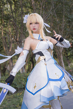 Load image into Gallery viewer, LAST BATCH UWOWO Traveler Lumine Cosplay Costume Game Genshin Impact Female Lumine Dress Full Set Oufits with Shinning Lights