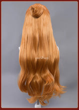 Load image into Gallery viewer, UWOWO Fanart Namii Chinese Dress Cheongsam Cosplay Wig Long Yellow Gold Hair 100cm Wig