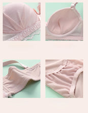 Load image into Gallery viewer, Summer New Sexy Women Bra Set Cute Fashion Wireless Gather Underwear Comfortable Panties Soft Push Up Top Lace Lingerie Set