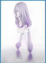 Load image into Gallery viewer, UWOWO Castorice Wig Game Honkai Star Rail Castorice Cosplay Wig Long Light Purple Hair Halloween Wig