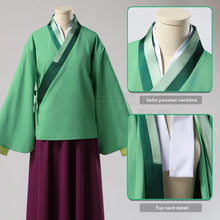 Load image into Gallery viewer, HOLOUN The Apothecary Anime Maomao Cosplay Costume Wig Elastic Skirt Green Top Rose Net Synthetic Fiber Cos Convention Gift