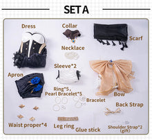 Load image into Gallery viewer, IN STOCK UWOWO Navia Cosplay Game Genshin Impact Fanart Navia Gown Dress Cosplay Costume Halloween Costume