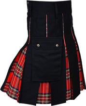 Load image into Gallery viewer, CLOUD KILT " Kilt for Men, Utility Kilt, 100% Cotton Jeans Hybrid Kilt, Modern Box Pleated Tartan Traditional Men's Kilt