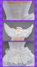 Load image into Gallery viewer, IN STOCK UWOWO Cosplay Stockingg Anarchyy Angell Cosplay Costume Dress with Wings Full Set Halloween Costumes