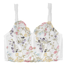 Load image into Gallery viewer, Sexy Embroidery Lingerie Lace Floral Women Underwear Bones Push Up Bra Romantic Girl Bras And Panties Set Female Beautiful Sets