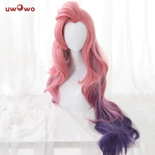Load image into Gallery viewer, UWOWO Game LOL League of Legends Singerr Seraphine Cosplay Wig Pink Long Hair