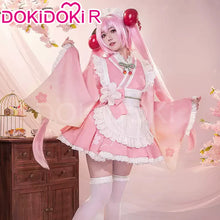 Load image into Gallery viewer, Mikuu Cosplay Costume DokiDoki-R Women Cute Pink Maid Dress Sakura Mikuu Cosplay Mikku Costume Halloween