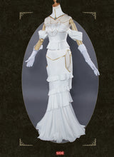 Load image into Gallery viewer, IN STOCK UWOWO Anime Albedo Cosplay Costume Halloween Christmas Costume Cos Women White Dress Albedoo Cosplay
