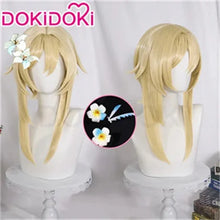 Load image into Gallery viewer, IN STOCK Traveler Lumine Cosplay Costume Game Genshin Impact【S-2XL】DokiDoki-SSR Lumine Cosplay Wig Shoes Halloween Plus Size