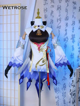 Load image into Gallery viewer, 【Wetrose】In Stock Ganyu SSR Cosplay Costume Genshin Impact Gan Yu Гань Юй Gamu Horn Head Gears Full Set Wig Shoes Halloween Xmas