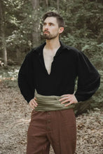 Load image into Gallery viewer, Cotton - Men's/Women's Renaissance Faire Shirt- Square Cuff halloween costumes for women cosplay costumes