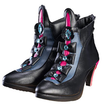 Load image into Gallery viewer, UWOWO Carlotta Shoes Game Wuthering Waves Carlotta Montelli Cosplay Shoes Black shoes Woman Size 36-43